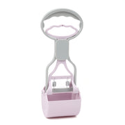Dog Poop Picker Out Walking Dog Poop Picker in light pink with ergonomic handle for easy waste collection.