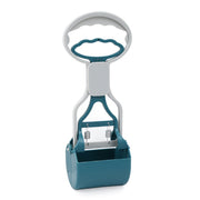 Dog Poop Picker Out Walking Dog Poop Picker in teal color for easy waste removal.